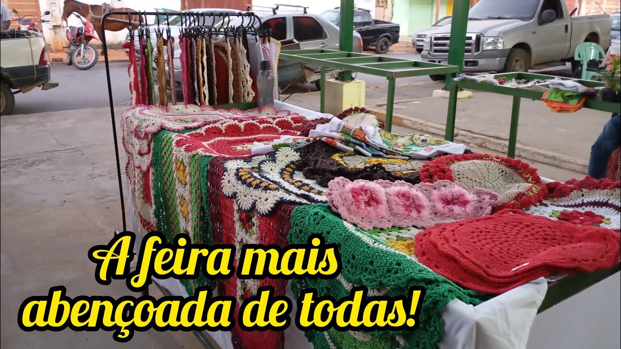 FEIRA DE CROCHÊ 🧶 vem conferir as vendas 🎉#embuscadomeusim 