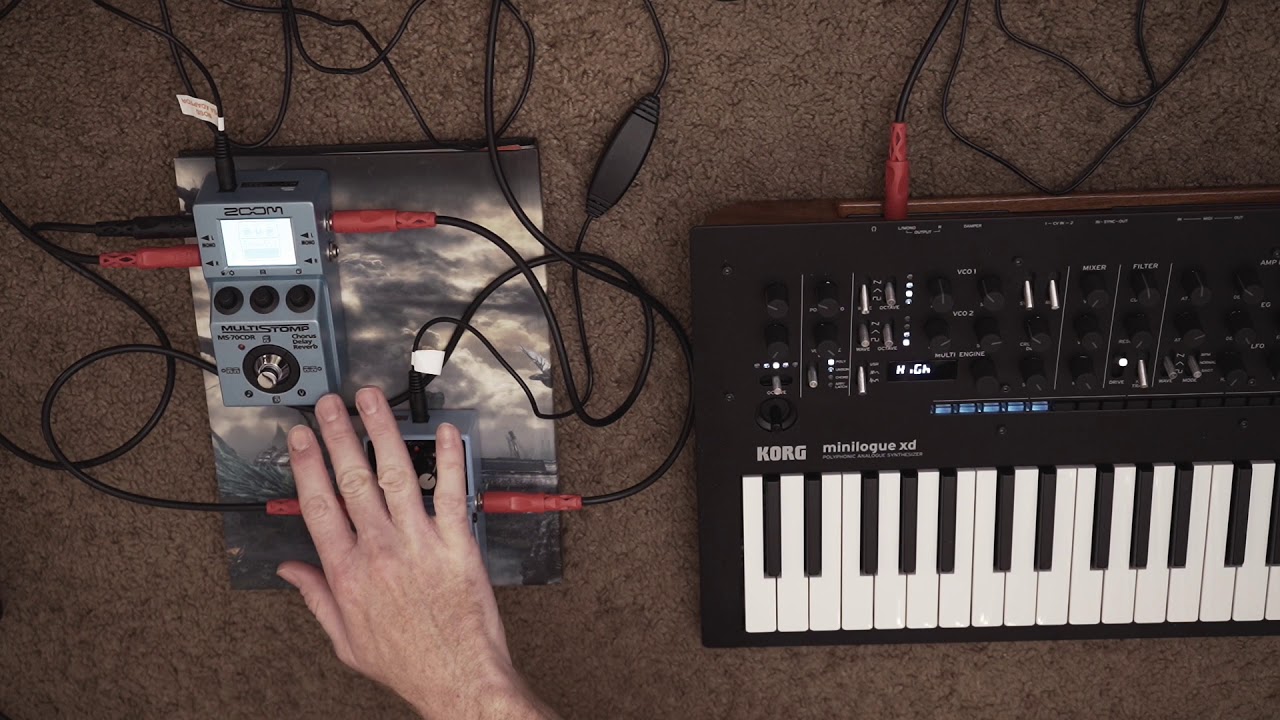 Synth meets pedal - Boss CH-1 super chorus a interesting digital chorus (plus zoom 70 cdr emulation)