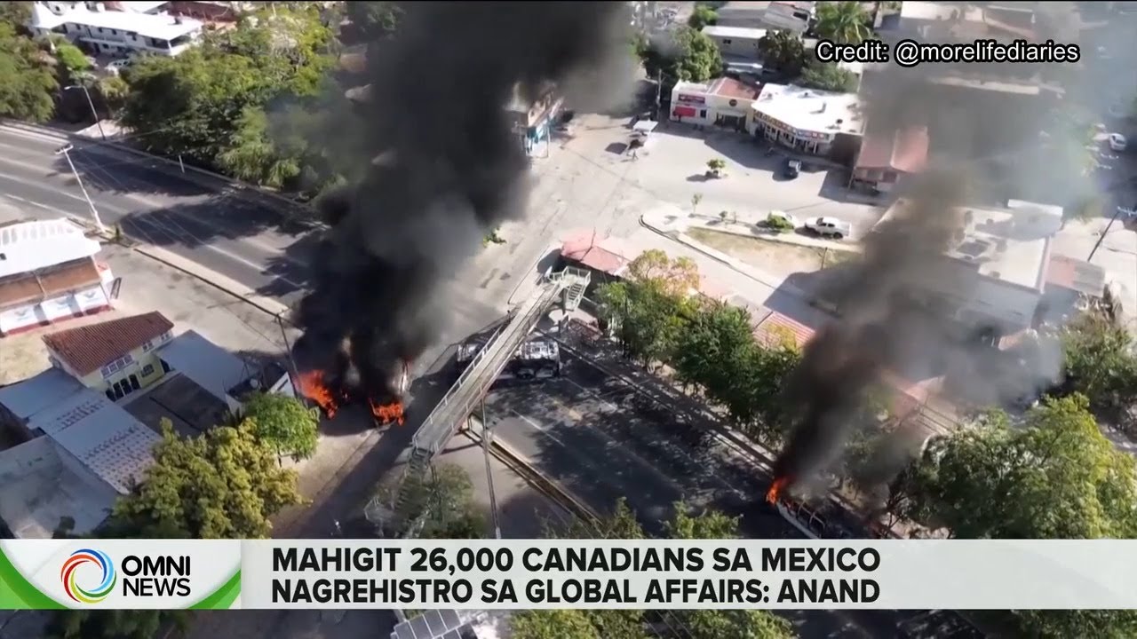 Canadians naaberya ang biyahe sa Mexico sa gitna ng cartel violence sa Jalisco | OMNI News Filipino