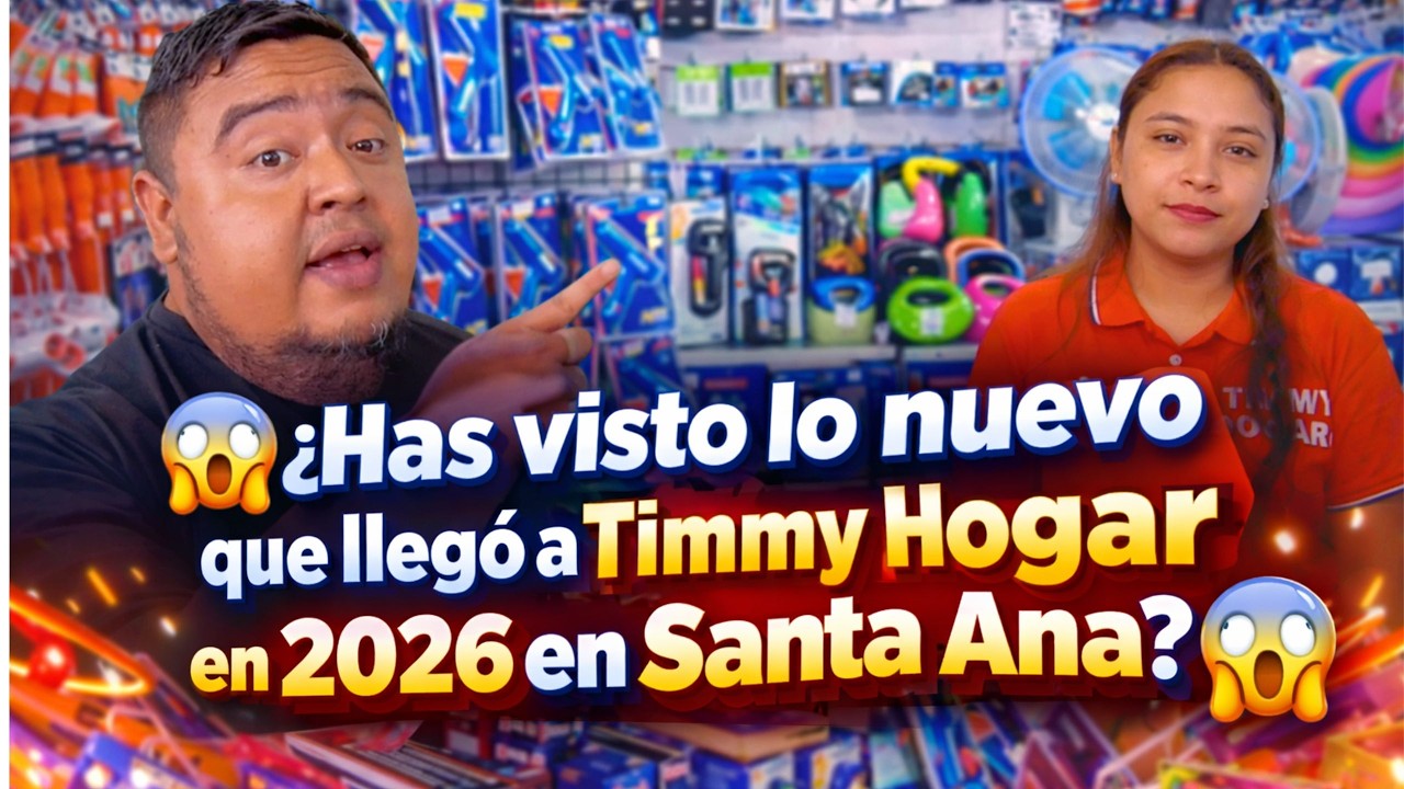 😲 ¿Has visto lo nuevo que llegó a Timmy Hogar en 2026 en Santa Ana? 😲