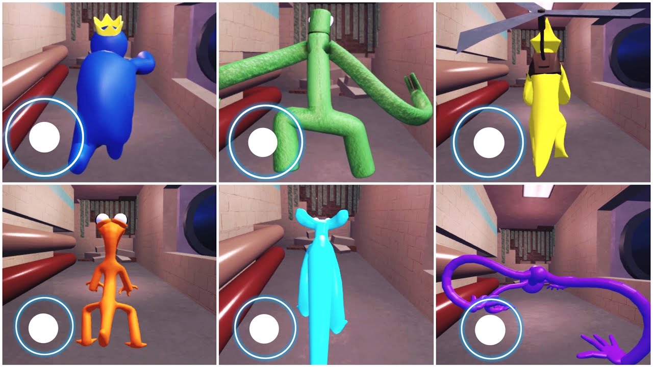Top 6 Rainbow friends Monsters roleplay ! ( Roblox ) 