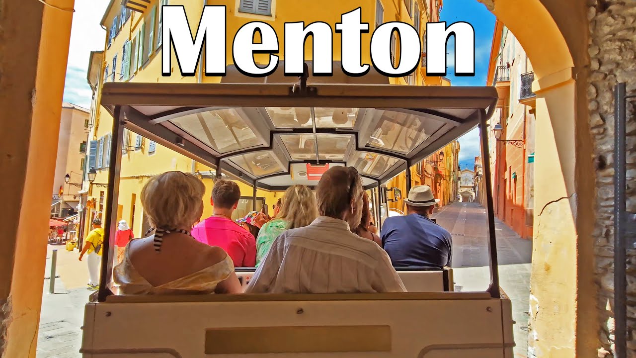 French Riviera, 🇫🇷  FRANCE - Virtual Tour 4K - Ride in Menton - July 2024