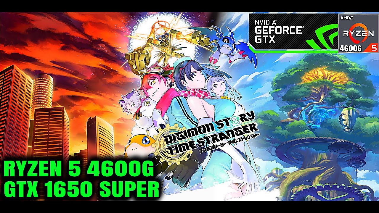 DIGIMON STORY TIME STRANGER - 4600G + GTX 1650 SUPER #digimon #digimonstorytimestranger #4600g #gtx
