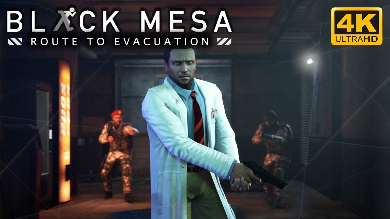 〈4K〉Black Mesa: Route to Evacuation - Chapter 1 & 2 Full Walkthrough - No Commentary GamePlay