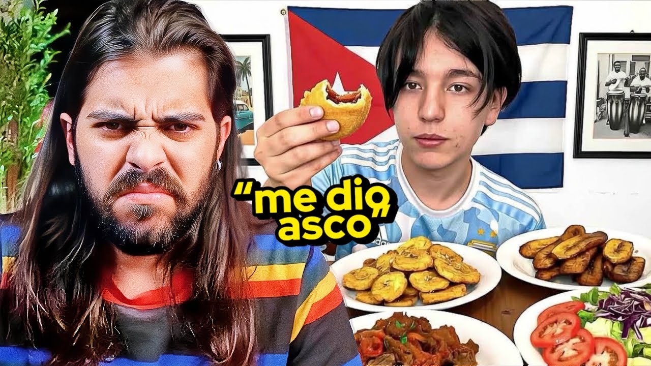 Argentino prueba COMIDA CUBANA por PRIMERA VEZ (funa)