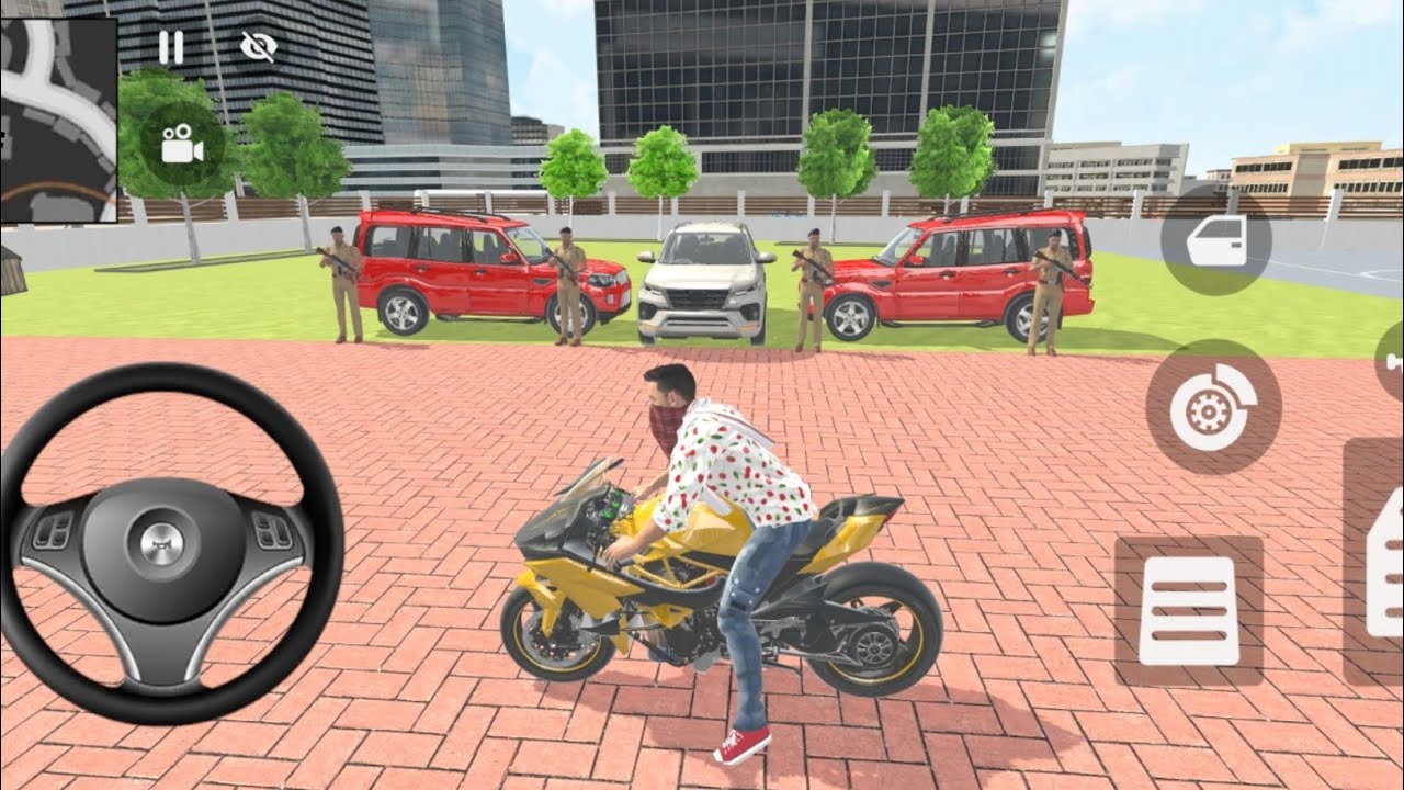 Franklin order by 2️⃣ Scorpio 1️⃣ Fortuner 1️⃣ Bike 4️⃣ Police man #azamgaming0023 