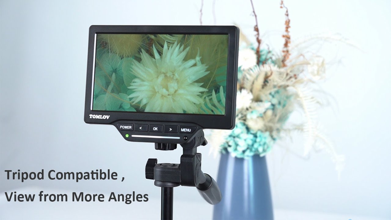 Tomlov DM201 Digital Microscope Can Work with tripod