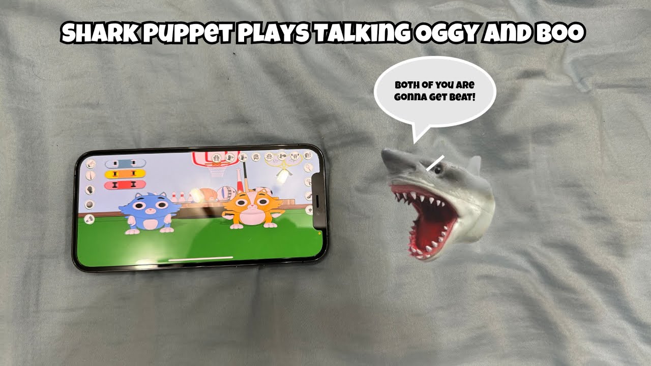 SB Movie: Shark Puppet играет Talking Oggy и Boo!