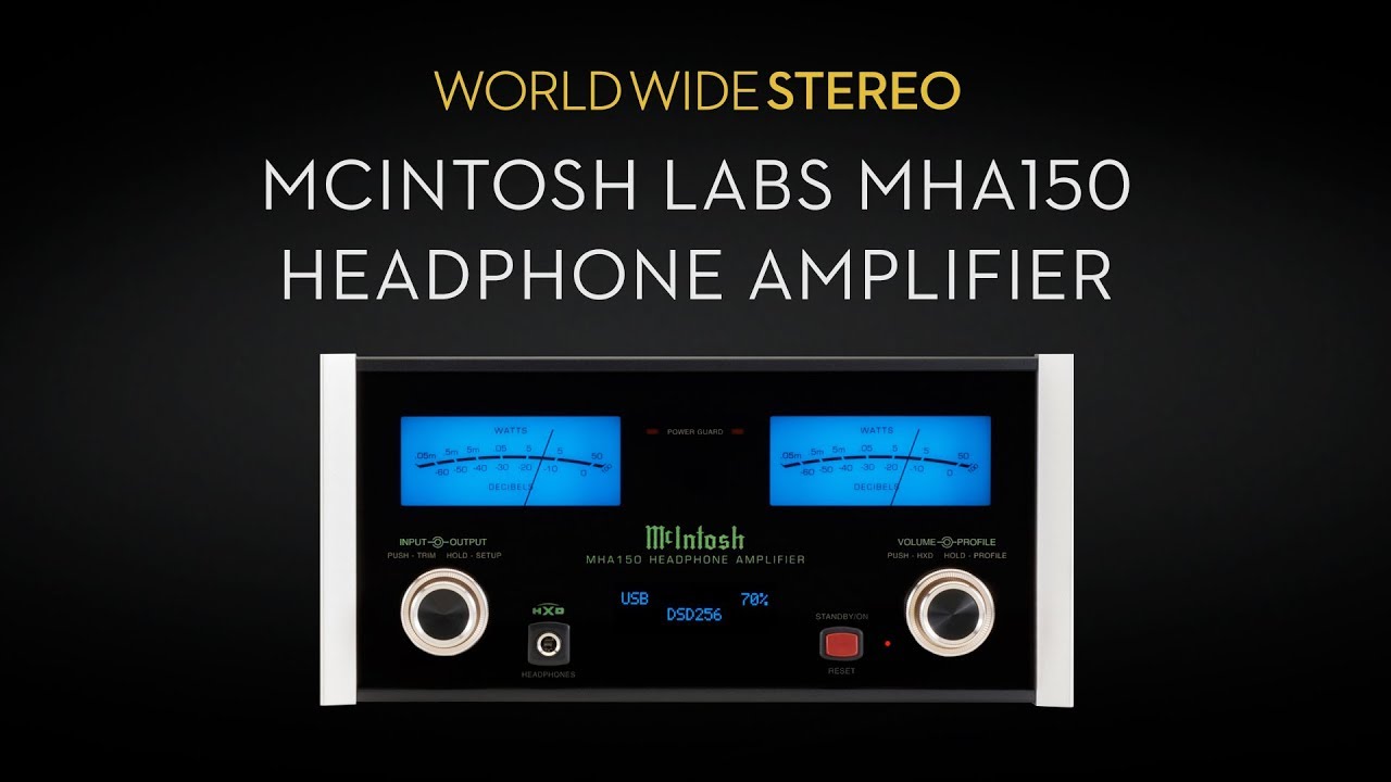 McIntosh Labs MHA150 Headphone Amplifier Product Tour