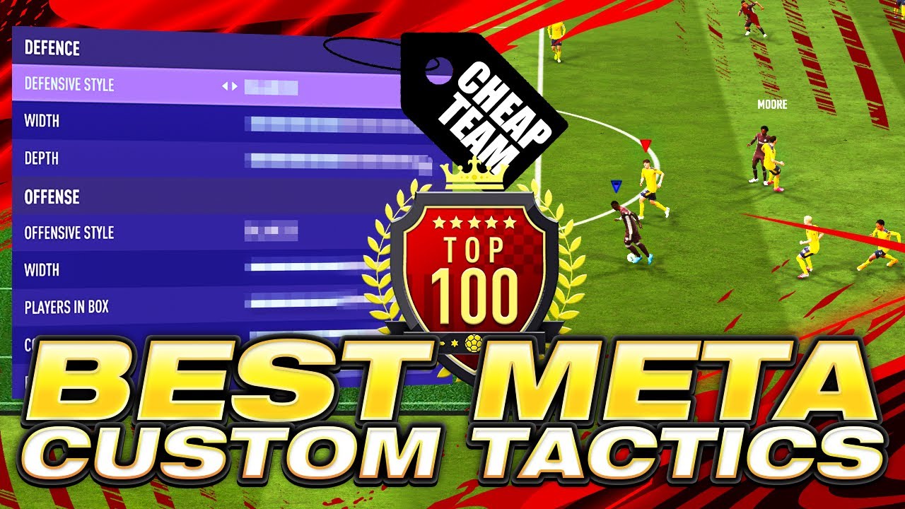 FIFA 21 BEST META CUSTOM TACTICS FOR A CHEAP TEAM - FIFA 21 ULTIMATE TEAM BEST CUSTOM TACTICS