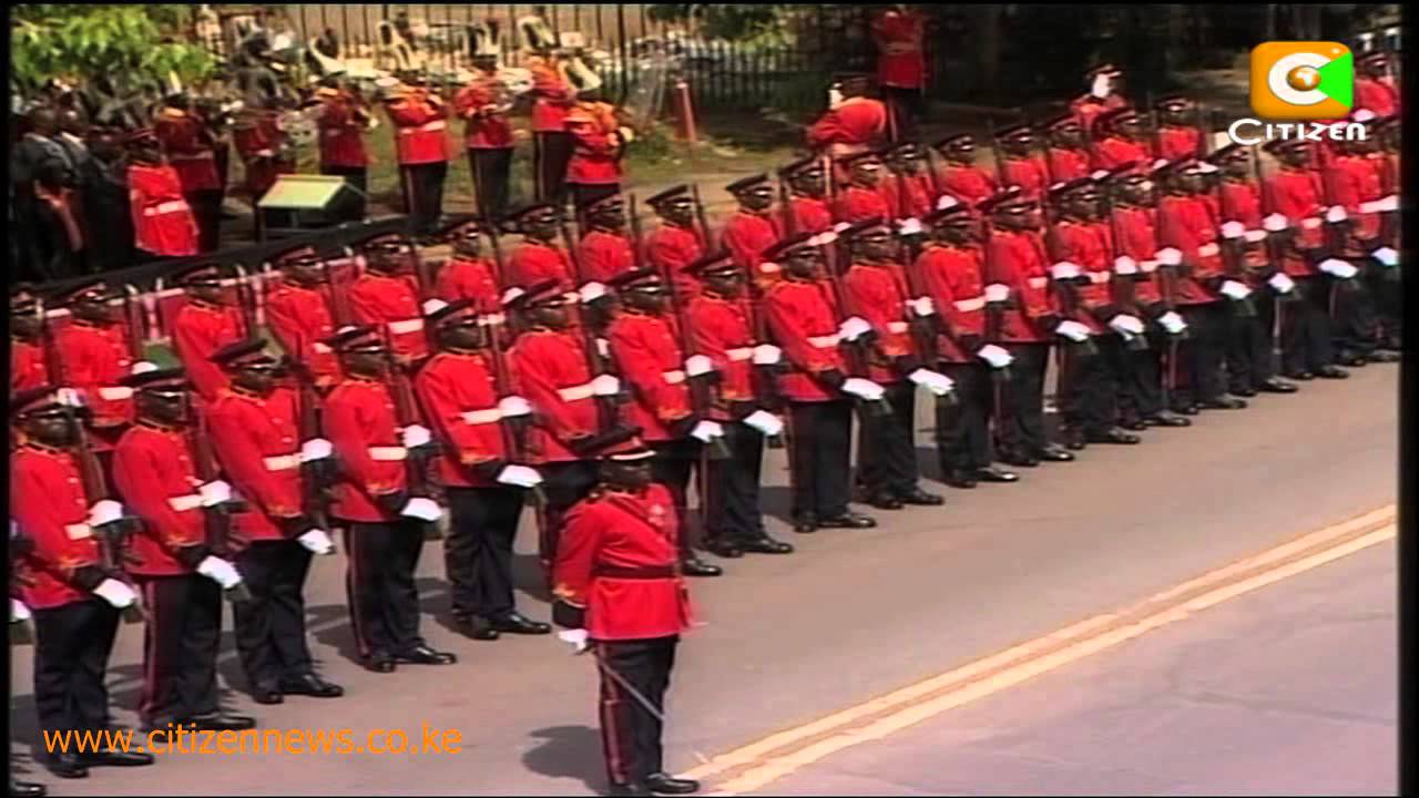 11th Parliament Opening: President Uhuru Inspects Guard of Honor
