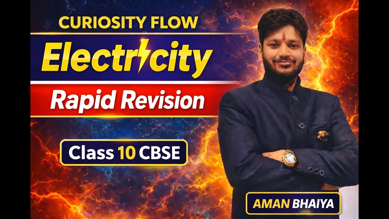 Electricity Class 10 CBSE ⚡ Rapid Revision in 40 Minutes | All Formulas + Numericals