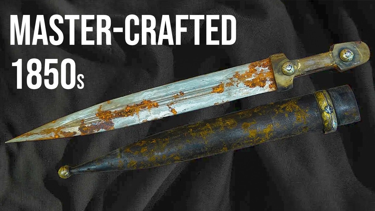 Restoration of a Caucasian Dagger &mdash; DAMASCUS BLADE