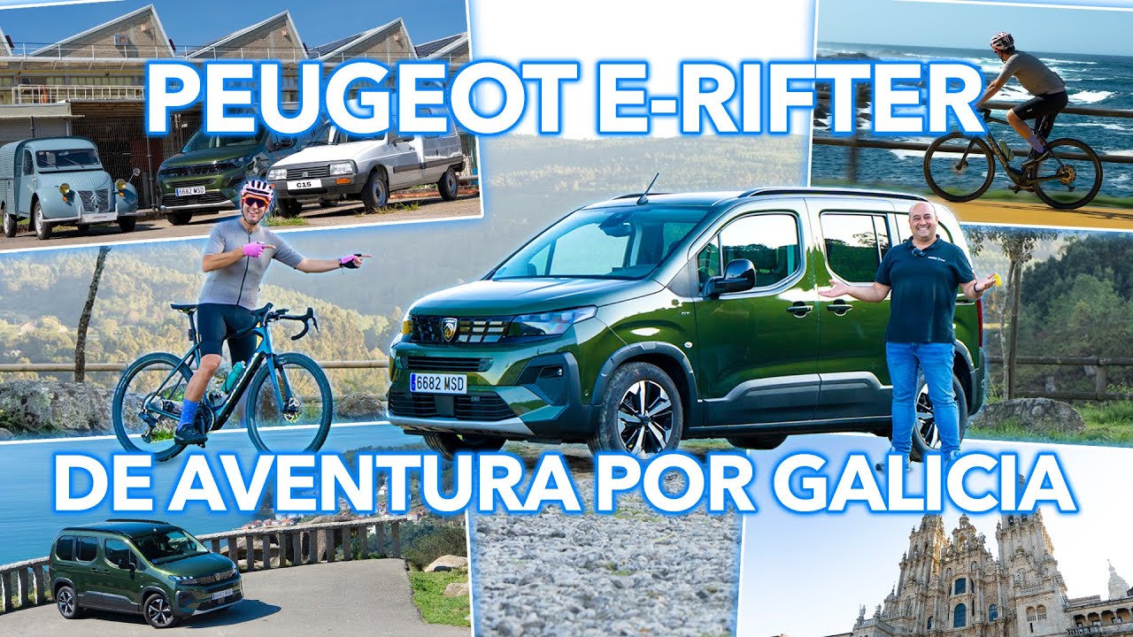 PEUGEOT E-RIFTER | Viaje Madrid - Finisterre en FURGONETA ELÉCTRICA 🔋