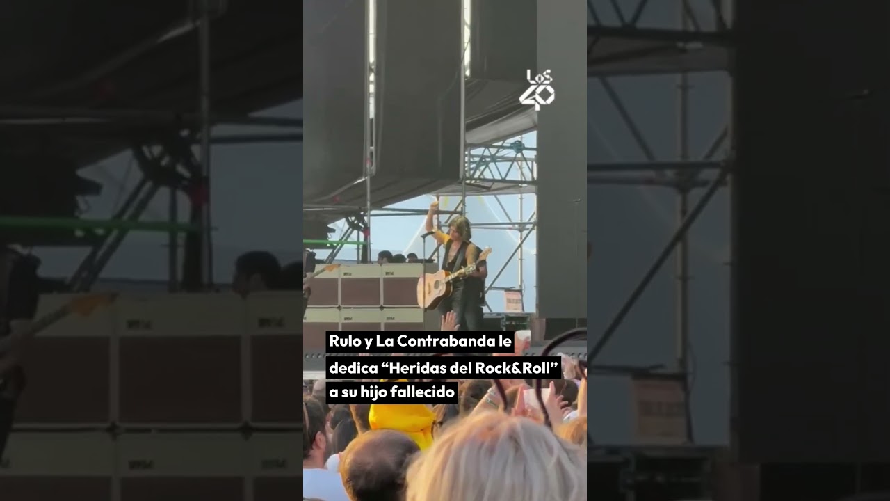 RA&Uacute;L de RULO Y LA CONTRABANDA recuerda la p&eacute;rdida de su hijo en su &uacute;ltimo concierto💔 | LOS40