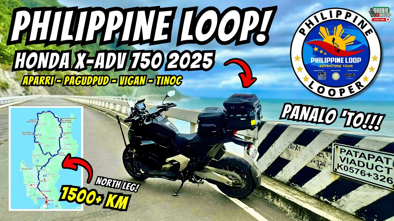 PHILIPPINE LOOP ADVENTURE TOUR! Honda X-ADV750! 1,500+km North Luzon Ride! | Motovlog
