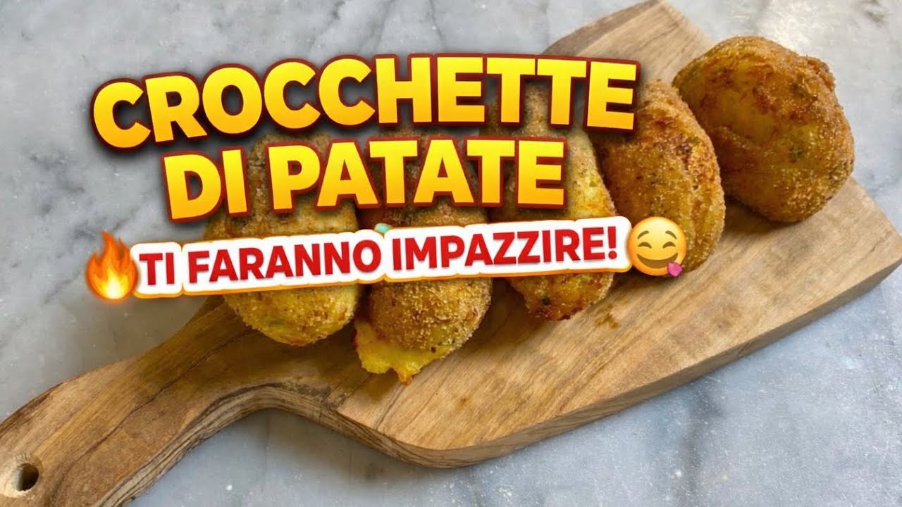 Patate Crocchette di Patate Che 🧀 Ti Faranno Impazzire #live #crocchette #patates