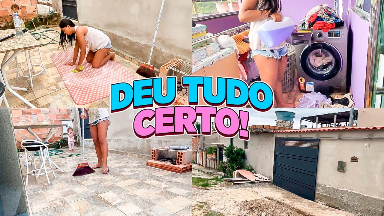 COLOCAMOS PORTÃO NA CASA + ORGANIZAÇÃO DO LAR 💕