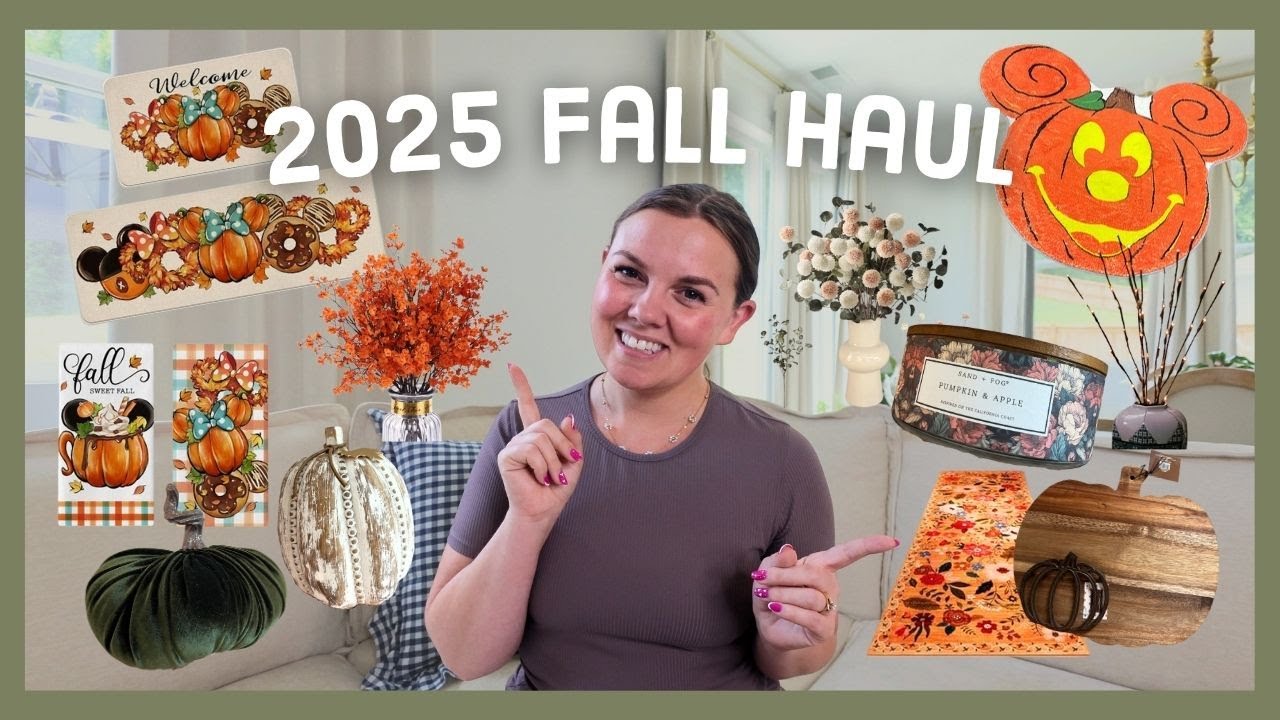 My First Ever Fall Home Decor Haul 2025!