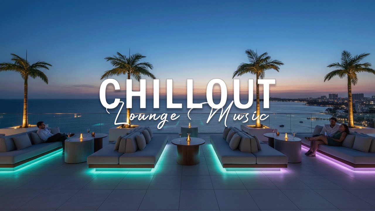 Twilight Chillout 2026 ❄️ Oceanview Rooftop Lounge Music ☕ Relax & Unwind Under the Stars