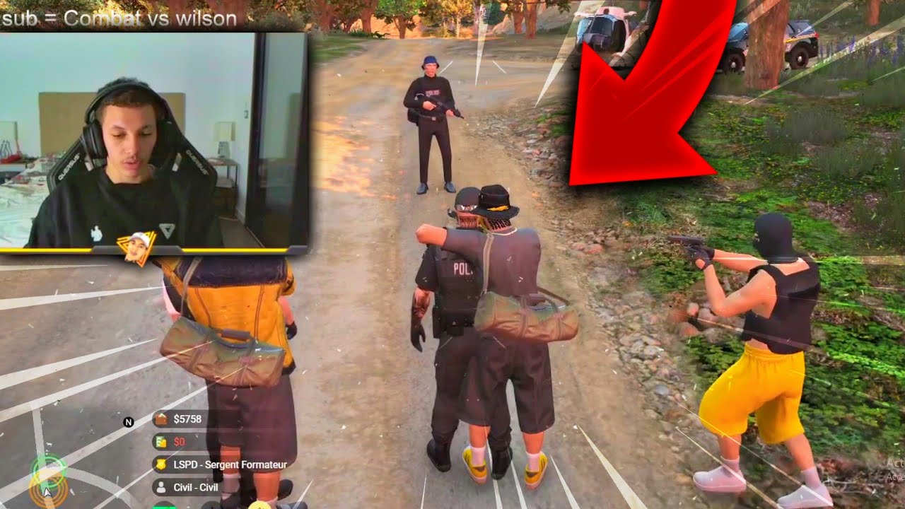 WALID SE FAIT KIDNAPPER, BICHOU PÈTE UN CÂBLE !! (best of gta rp)