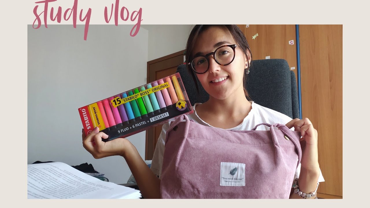 Study vlog - shopping back to school | STUDYBREAK
