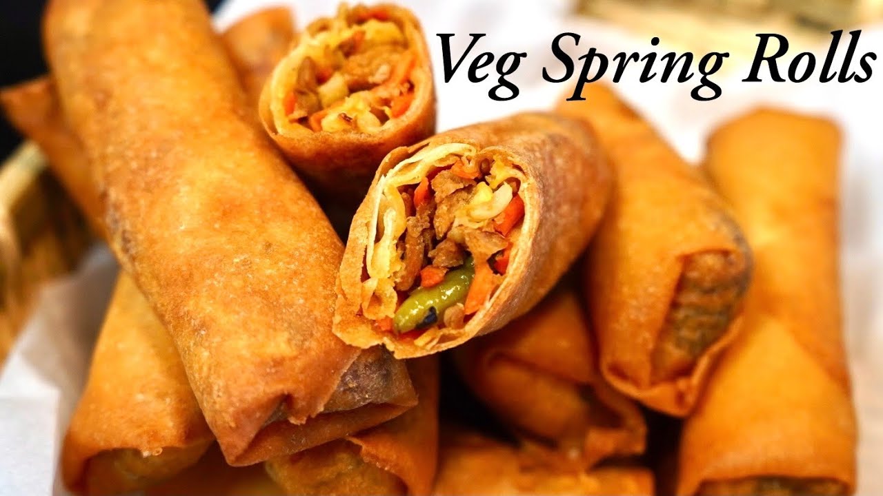 CRISPY VEGETABLE SPRING ROLLS With A SPECIAL INGREDIENT (RESTAURANT STYLE)