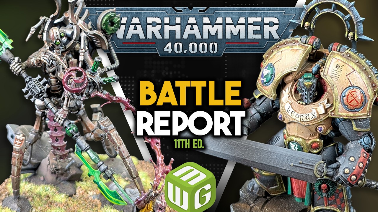 Зерас ждет | Темные Ангелы против Некронов, боевой отчет Warhammer 40K