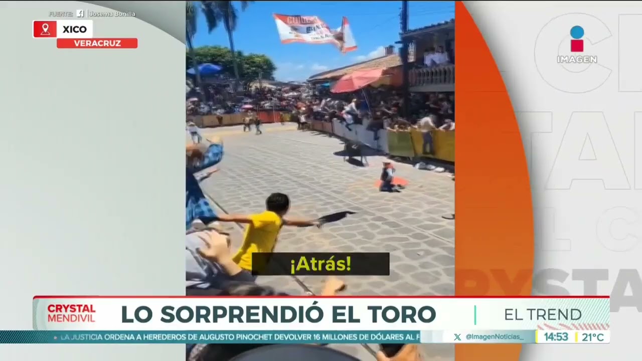 Joven sobrevivi&oacute; a la cornada de un toro en Veracruz | Crystal