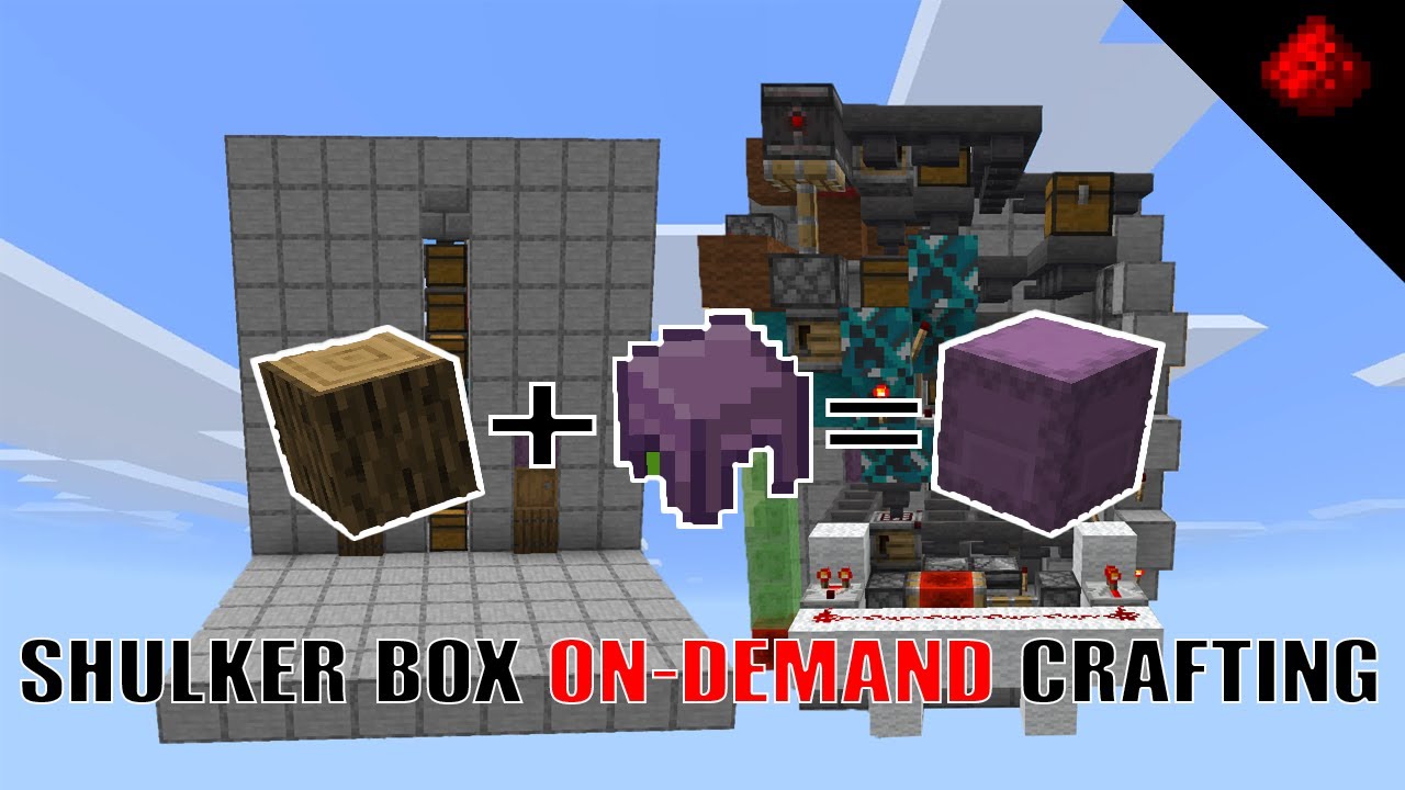 This Minecraft Machine Makes Shulker Boxes EASY!