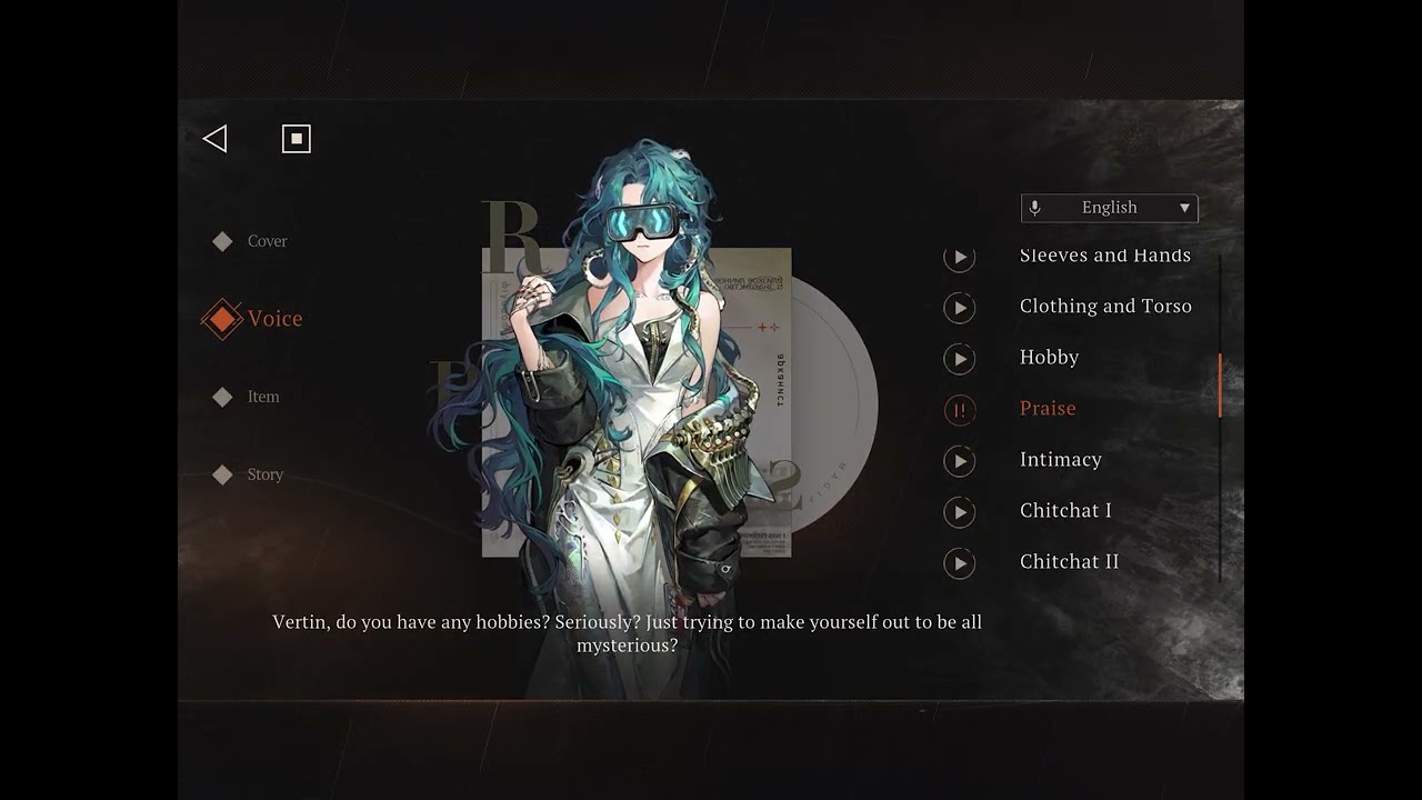 (Reverse 1999) Hissabeth Voicelines I3 100% Bond