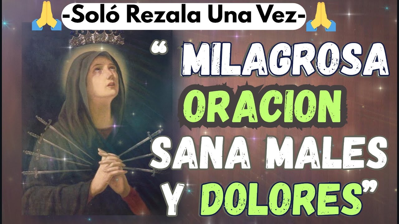 🙏ORACION para Quitar DOLORES fuertes del cuerpo RAPIDO🙏