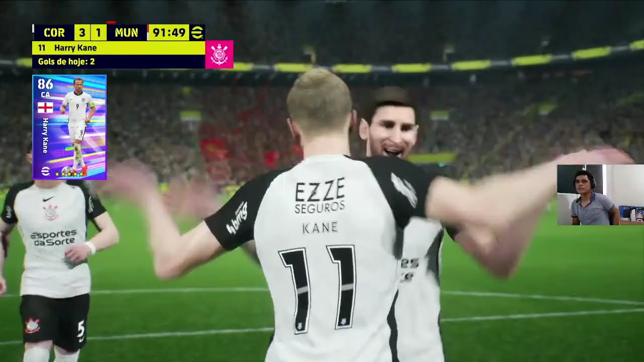 EFOOTBOLL MEU IRMÃO EDUARDO DESAFIANDO JOGADORES ONLINE