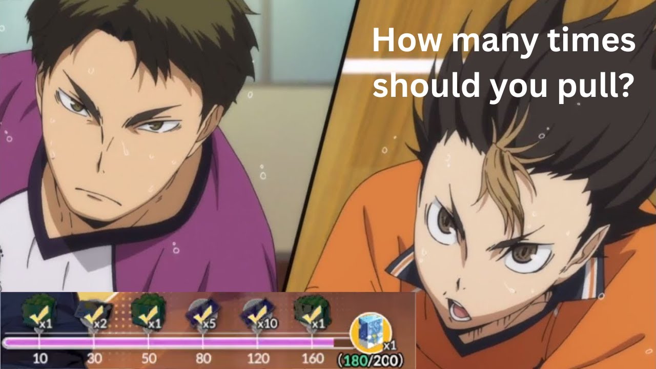How many summons should you do on the Select and UR Recruit Banners?  - HAIKYU!! FLY HIGH