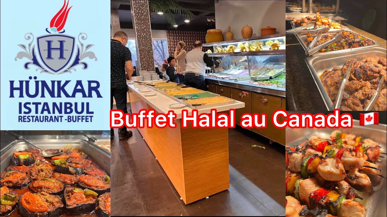 أحسن بوفيه حلال في مونتريال Meilleur buffet halal à Montréal 🇨🇦Buffet hunker istanbul #buffet #qc