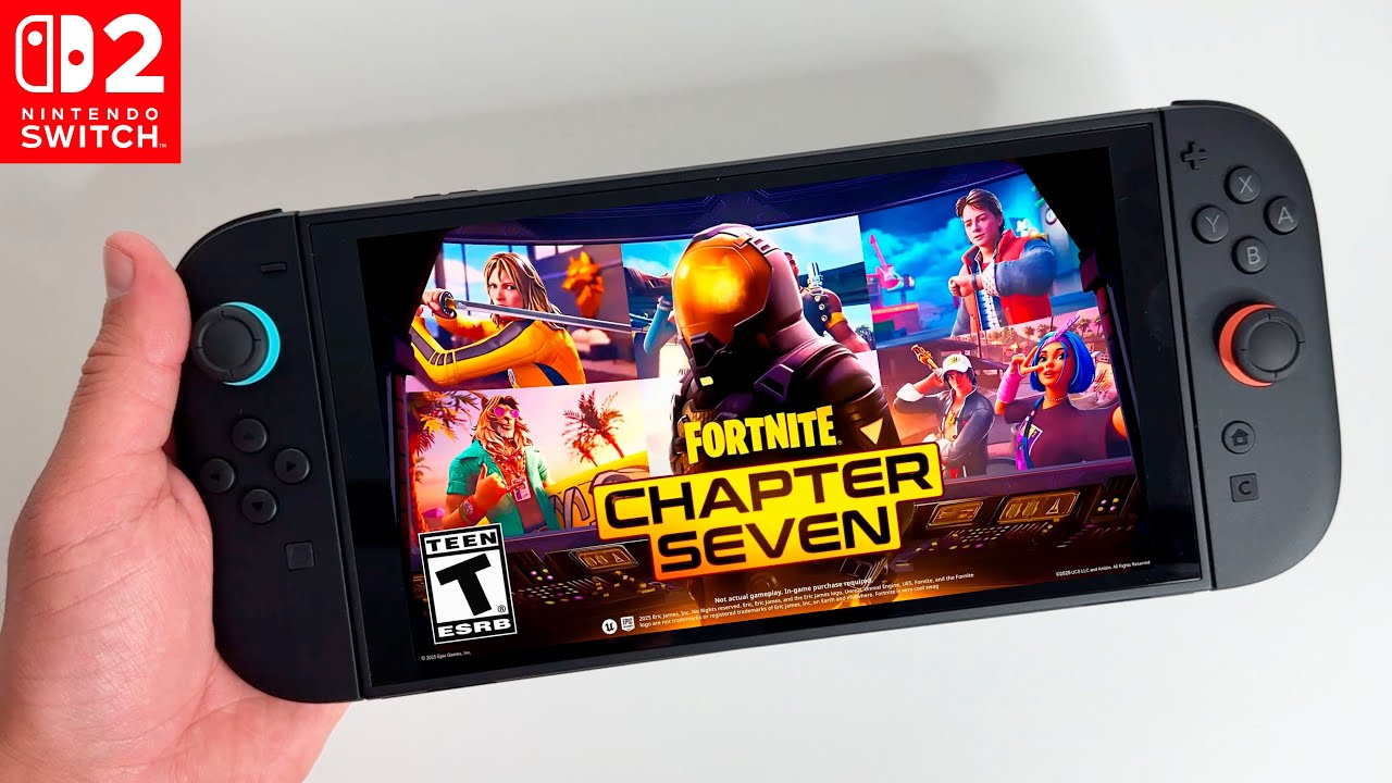 Fortnite Chapter 7 on Nintendo Switch 2 Gameplay