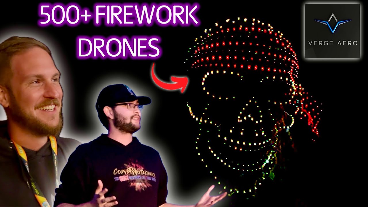 ABSOLUTELY INCREDIBLE FIREWORK DRONE SHOW - Verge Aero / PGI 2024