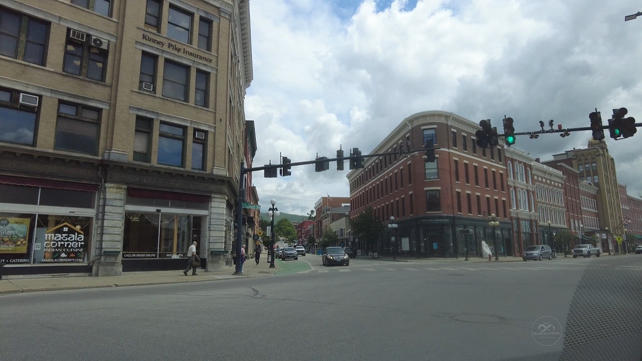 Rutland, Vermont - [4K] Downtown Tour