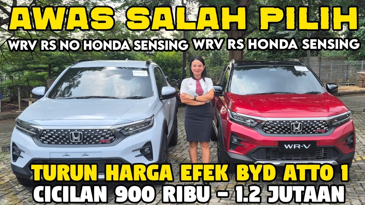 HONDA WRV 2025 CICILAN 900 RIBU TURUN SE-HARGA MOTOR / MOBIL BEKAS