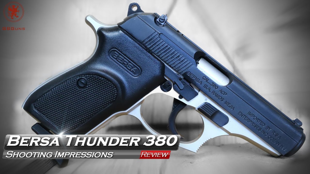 Впечатления от стрельбы из Bersa Thunder 380