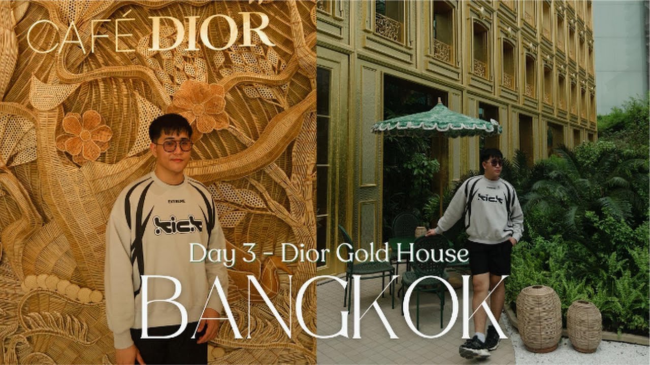 Dior Gold House in Bangkok, Thailand 💛 🇹🇭 (Different Pastries, Siam Paragon Mall, Cha Tuk Chak)
