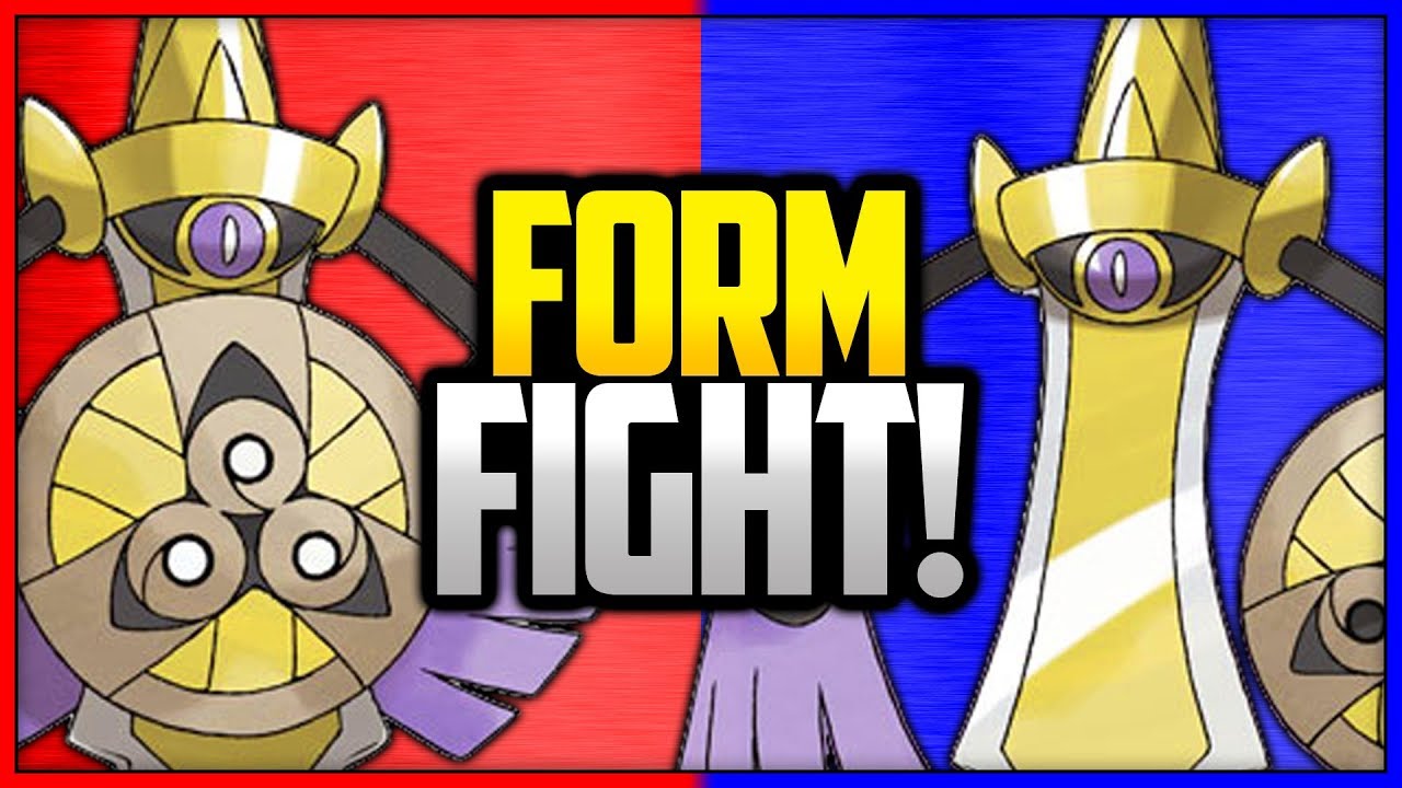 Aegislash: Shield Forme vs Blade Forme | Pok&eacute;mon Form Fight