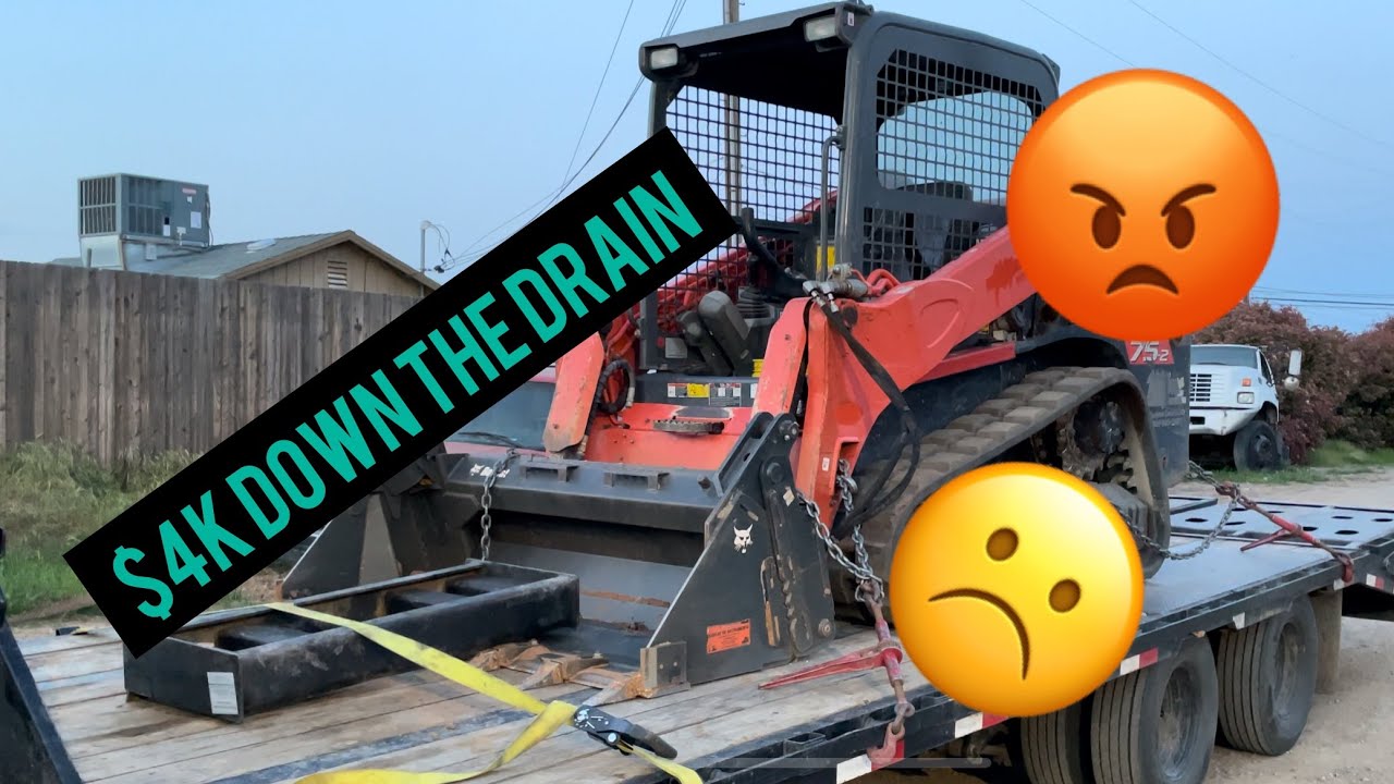 Kubota svl75-2 broken after 8 hours
