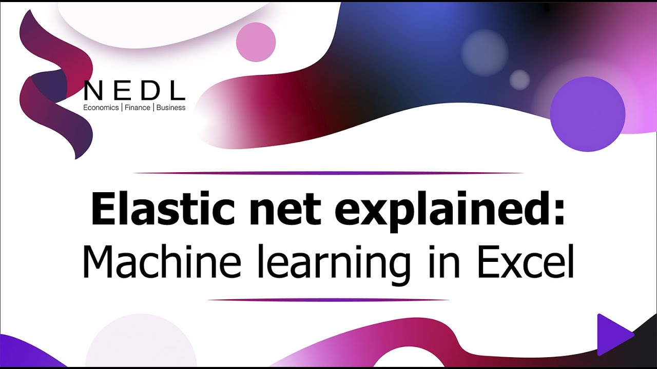 Elastic net explained: Machine learning in Excel