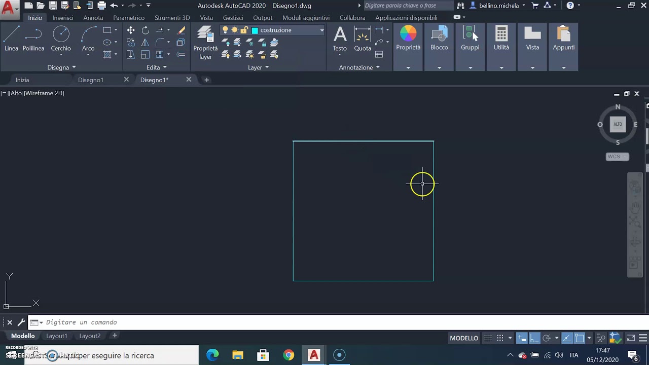 Autocad 21: (EDITA) RACCORDO