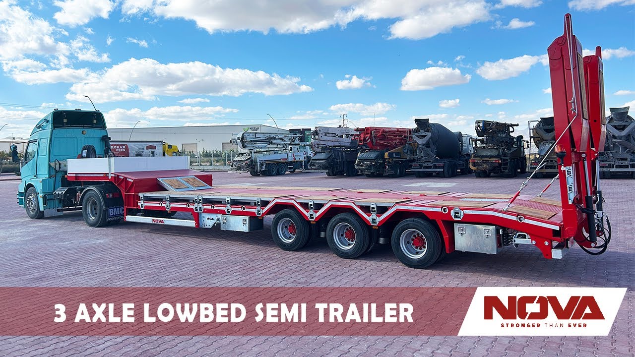 3 AXLE LOWBED TRAILER PRODUCTION