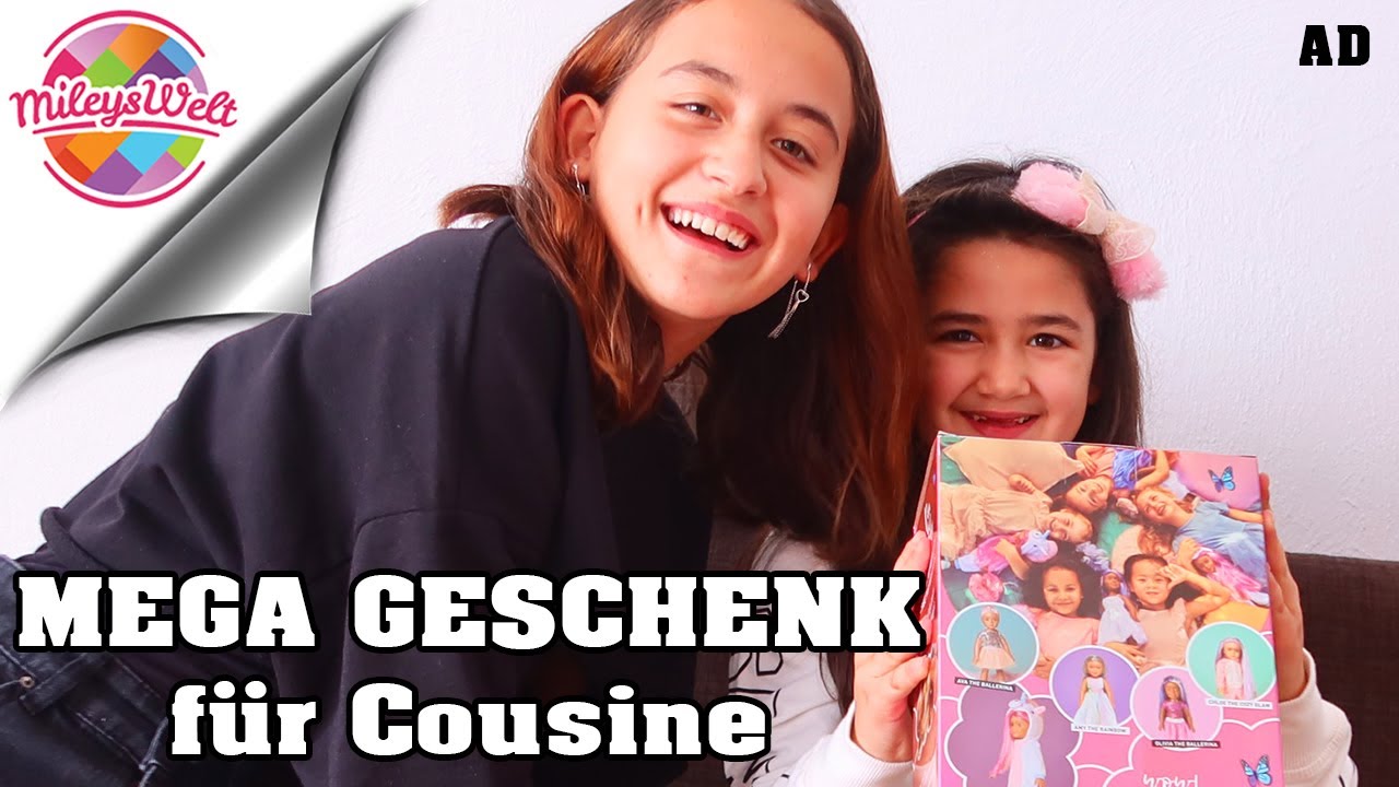 Ich ÜBERRASCHE meine kleine Cousine mit einer Mega hübschen I'm A Girly Puppe | Mileys Welt