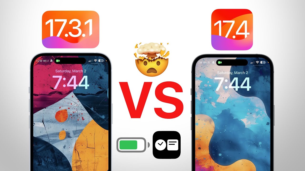 iOS 17.4 vs iOS 17.3.1