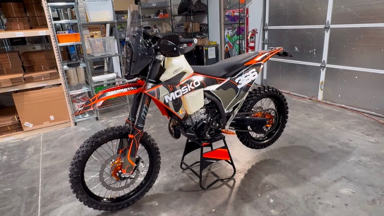 2024 KTM 500 EXC-F BUGOUT SURVIVAL YOUTUBER BIKE BUILD