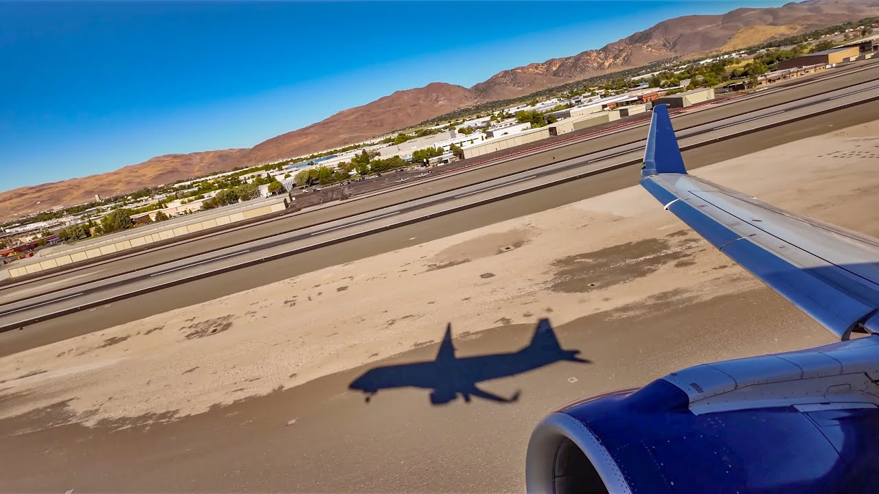 BUMPY TAKEOFF FROM RENO - GETTING PUSHED AROUND IN LIGHT-MODERATE TURBULENCE IN RENO TAHOE! - W/ ATC